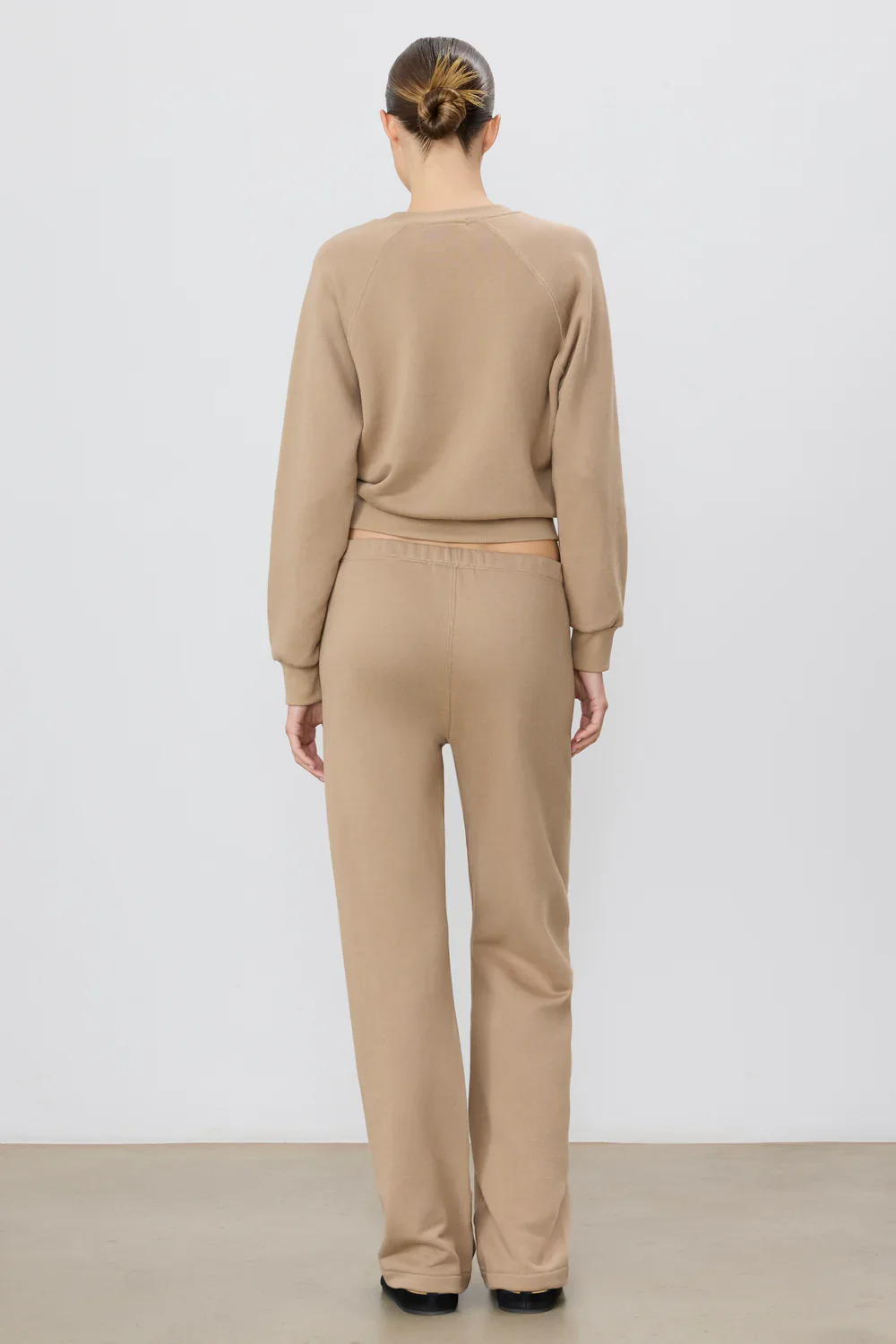 Straight Leg Sweatpant Taupe - Image 3
