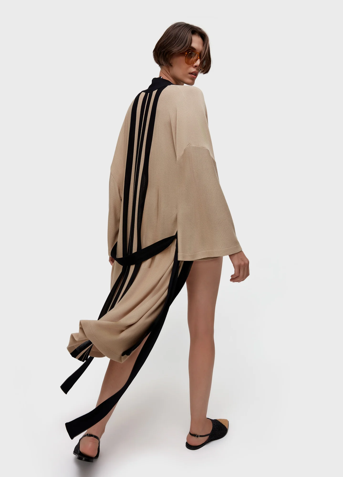 Longline Tricot maxi Kimono - Image 4