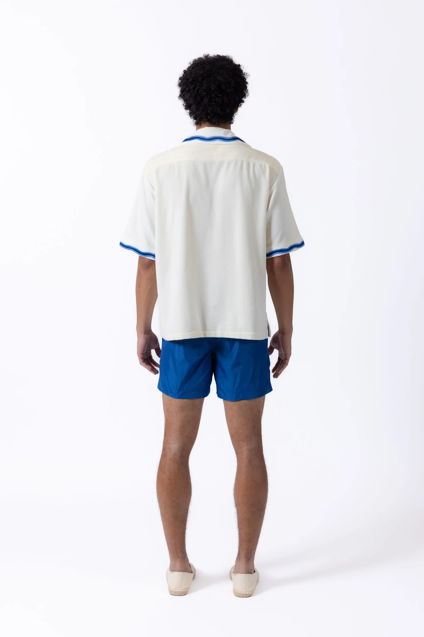 Luka Wave Embroidered Terry Shirt - Image 3