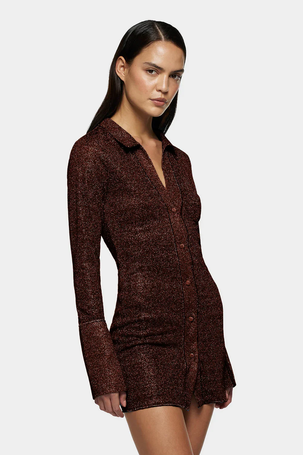 Lumiere Slim Shirt Dress - Image 2