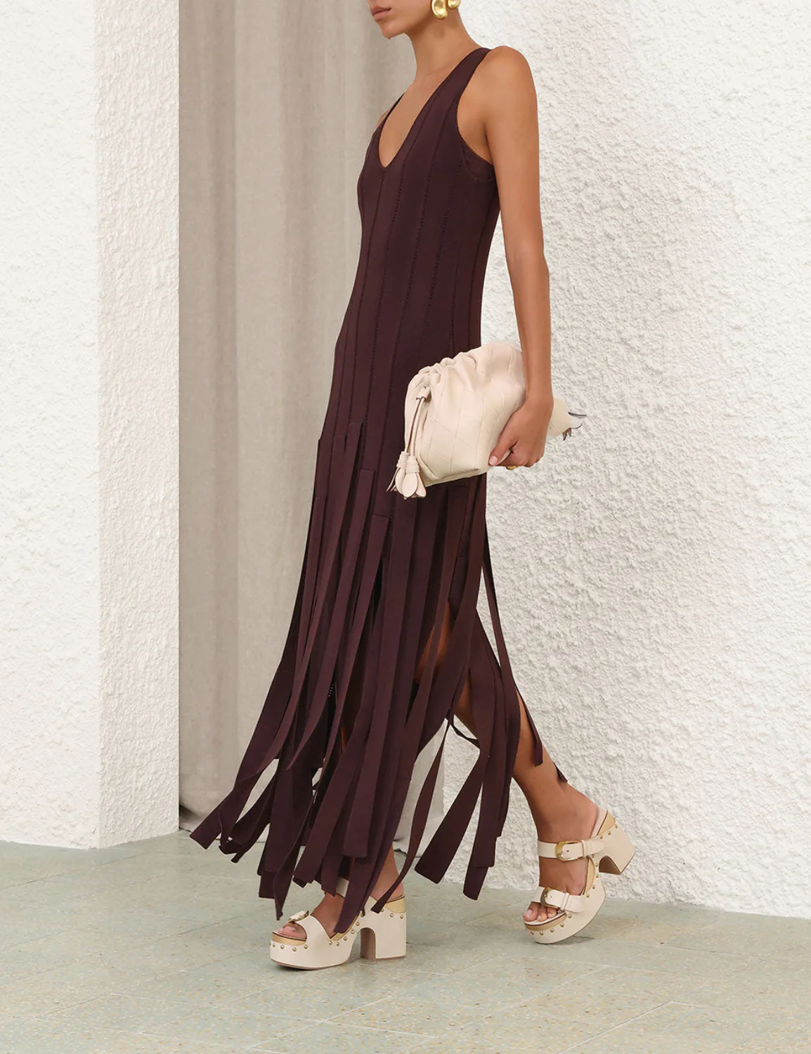 Luna Fringe Midi Dress - Image 2