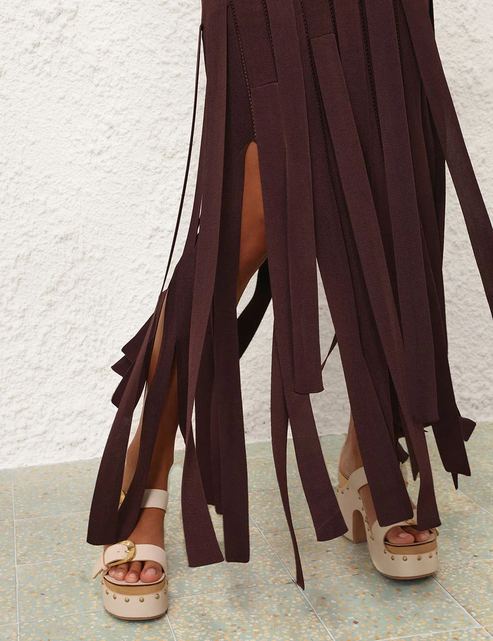 Luna Fringe Midi Dress - Image 4