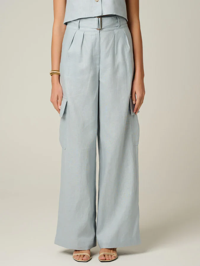 Maggie Pant Dusty Blue Pant (Final Sale) - Image 2