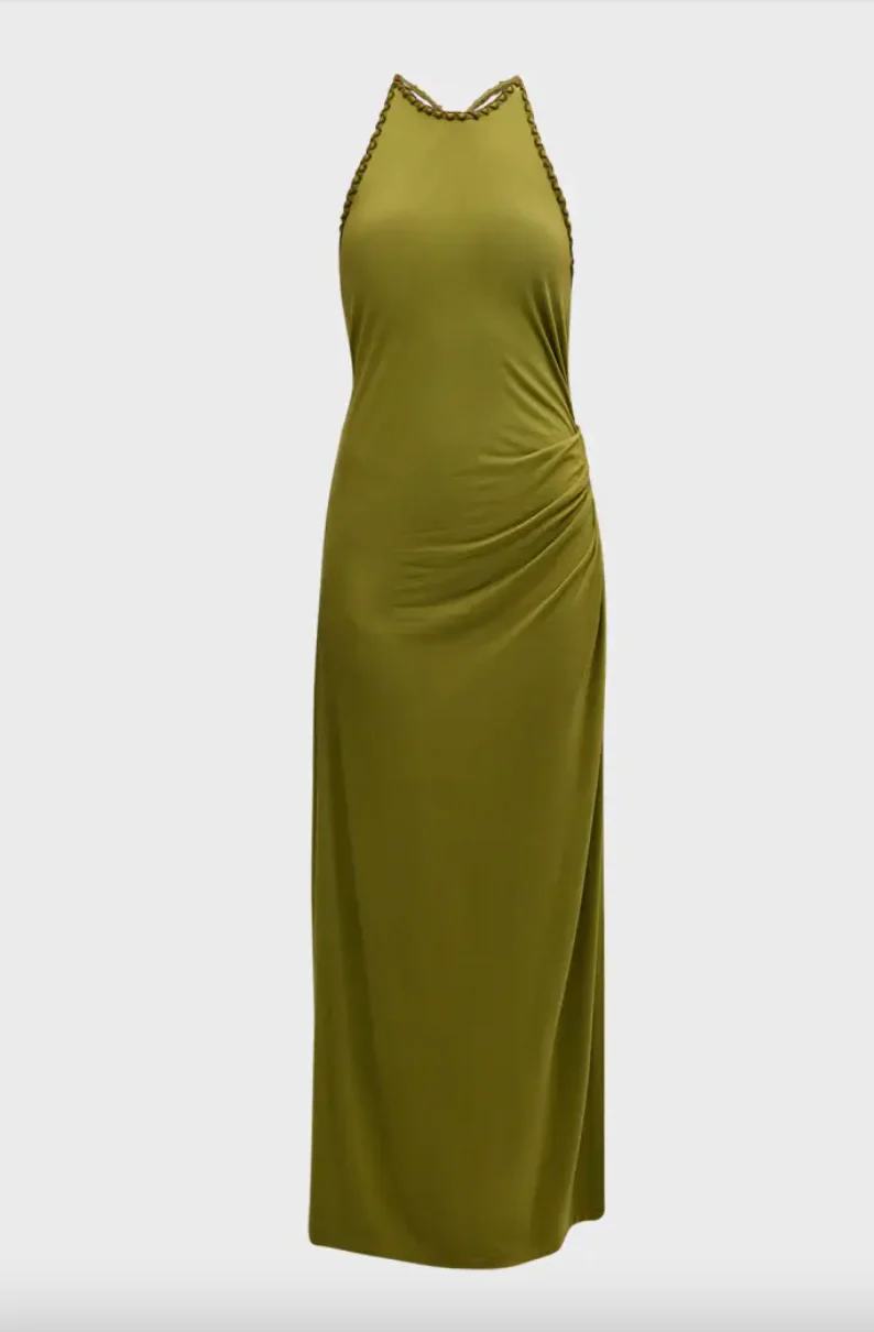 Manilla Dress Olive Green (Final Sale) - Image 4