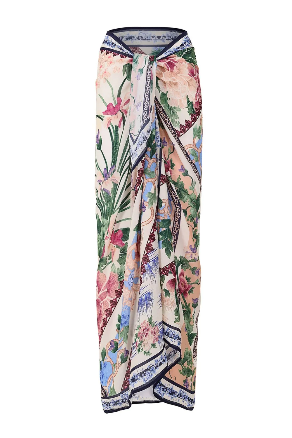 Marine Ivy Pareo Cover-Up