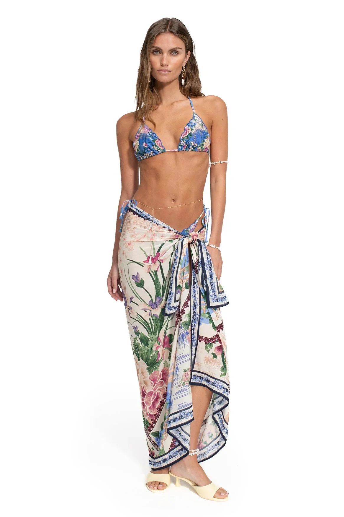 Marine Ivy Pareo Cover-Up - Image 2