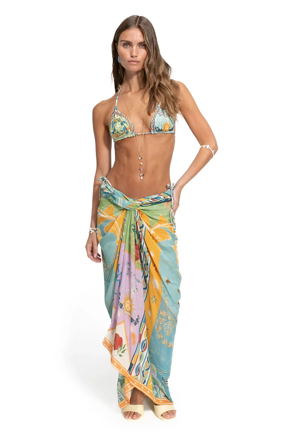 Marine Solstice Pareo Cover-up - Image 2