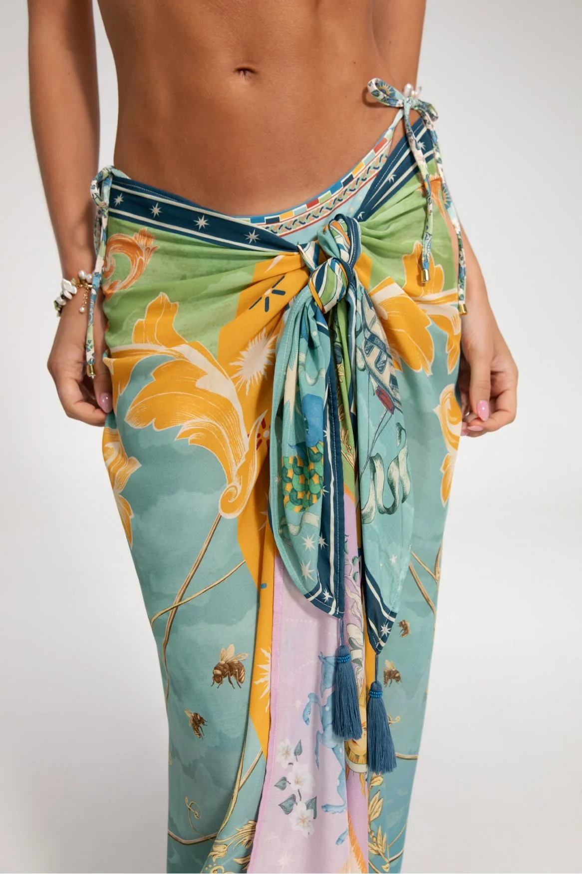 Marine Solstice Pareo Cover-up - Image 3