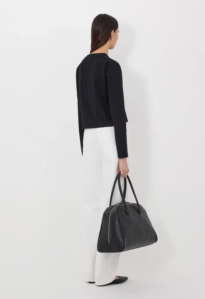Masal Lds Round Neck Long Sleeve Black - Image 2