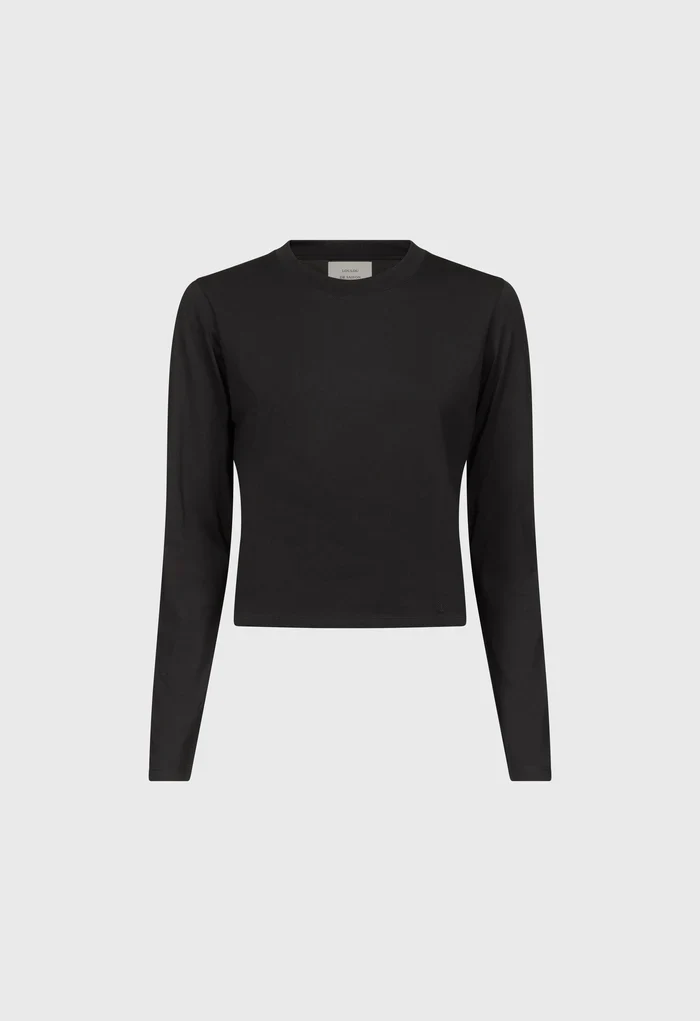 Masal Lds Round Neck Long Sleeve Black - Image 3