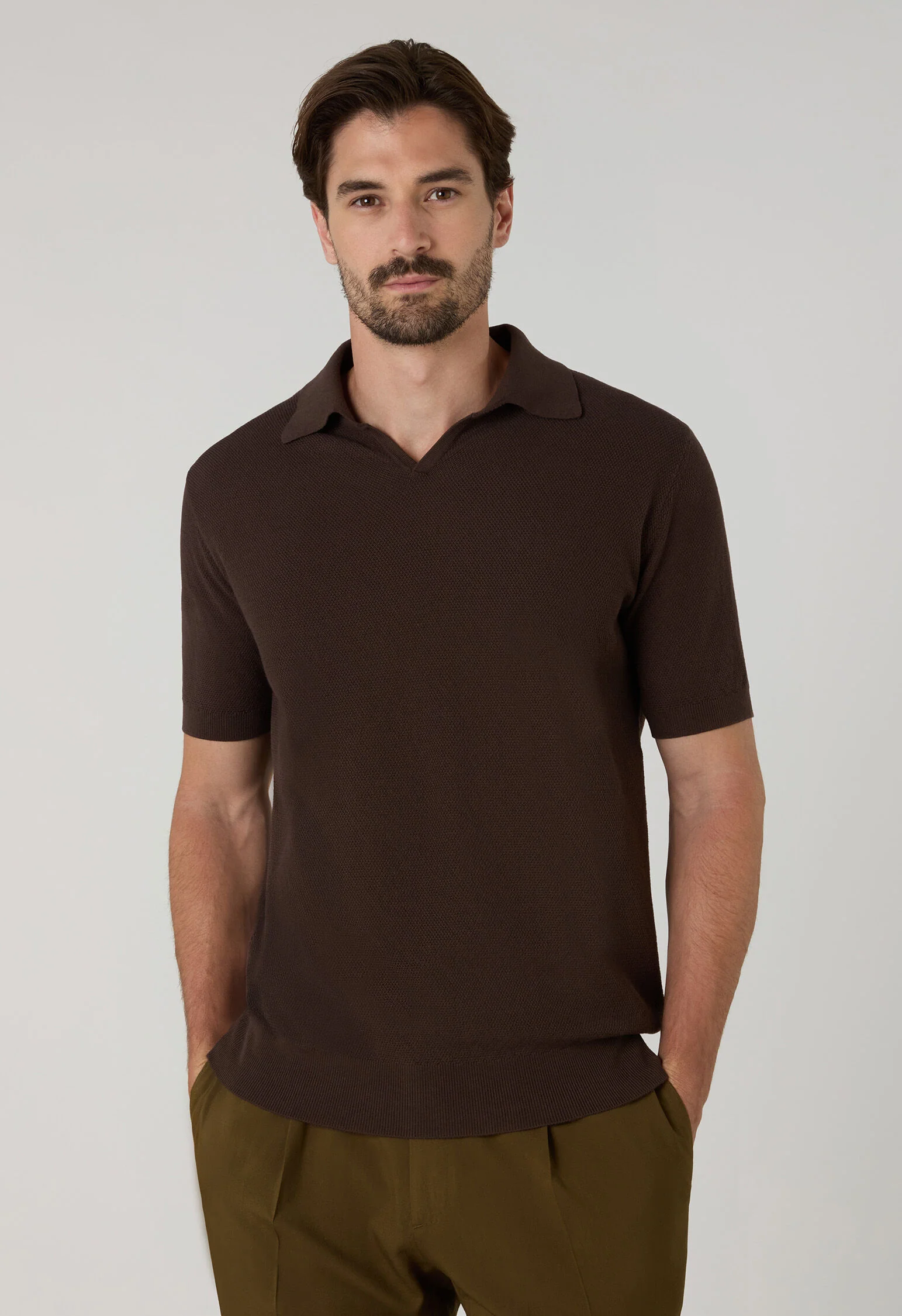 Men's Polo Sweater 91571T SB4801 0480 - Image 2