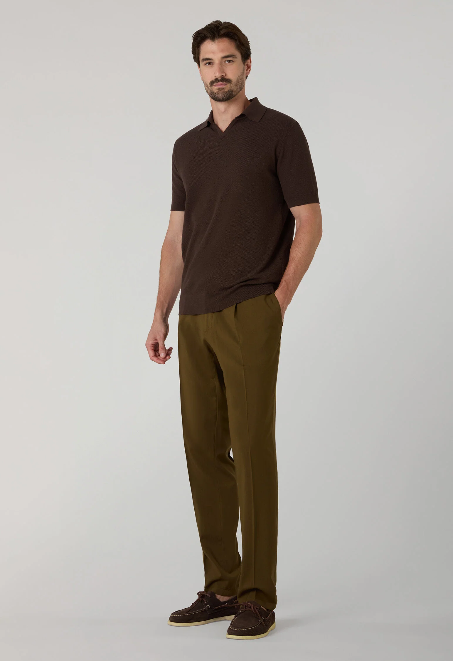 Men's Polo Sweater 91571T SB4801 0480 - Image 4