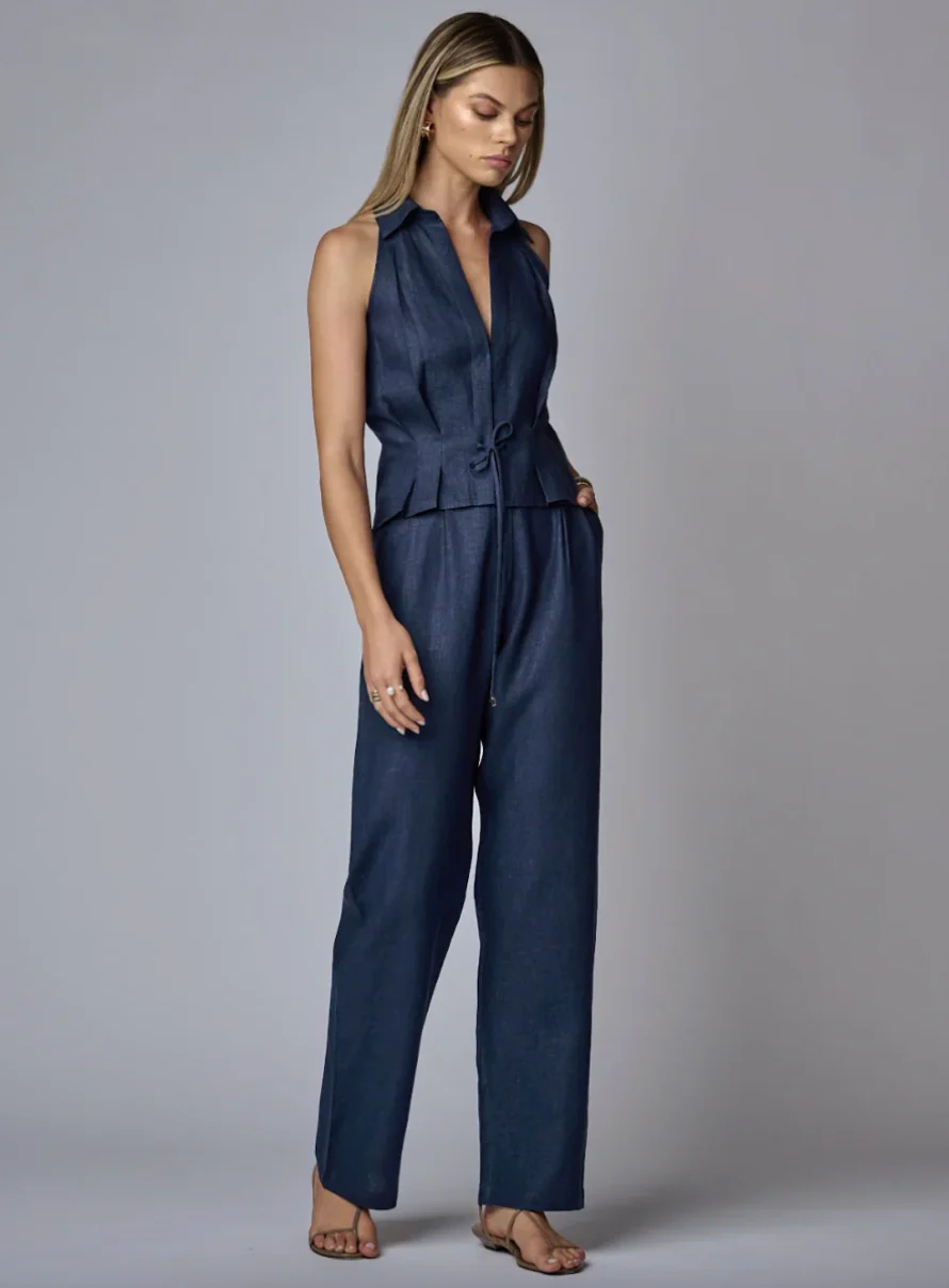 Michelle Pant Indigo (Final Sale) - Image 3