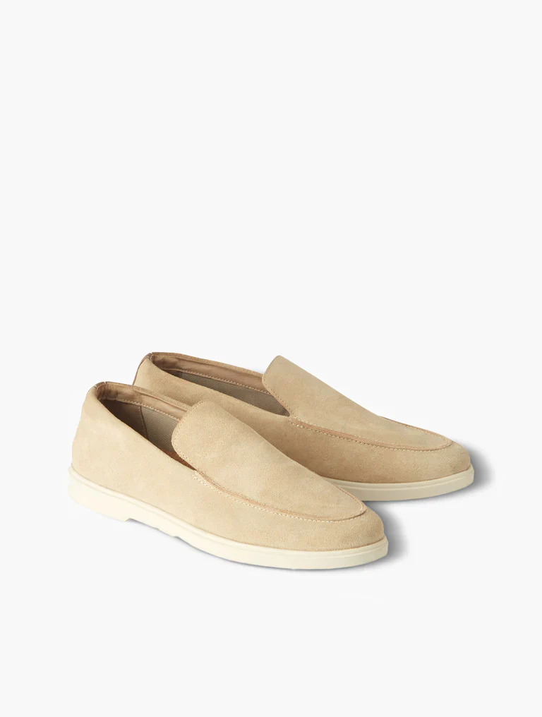 Miguel Suede Loafers Sand - Image 2