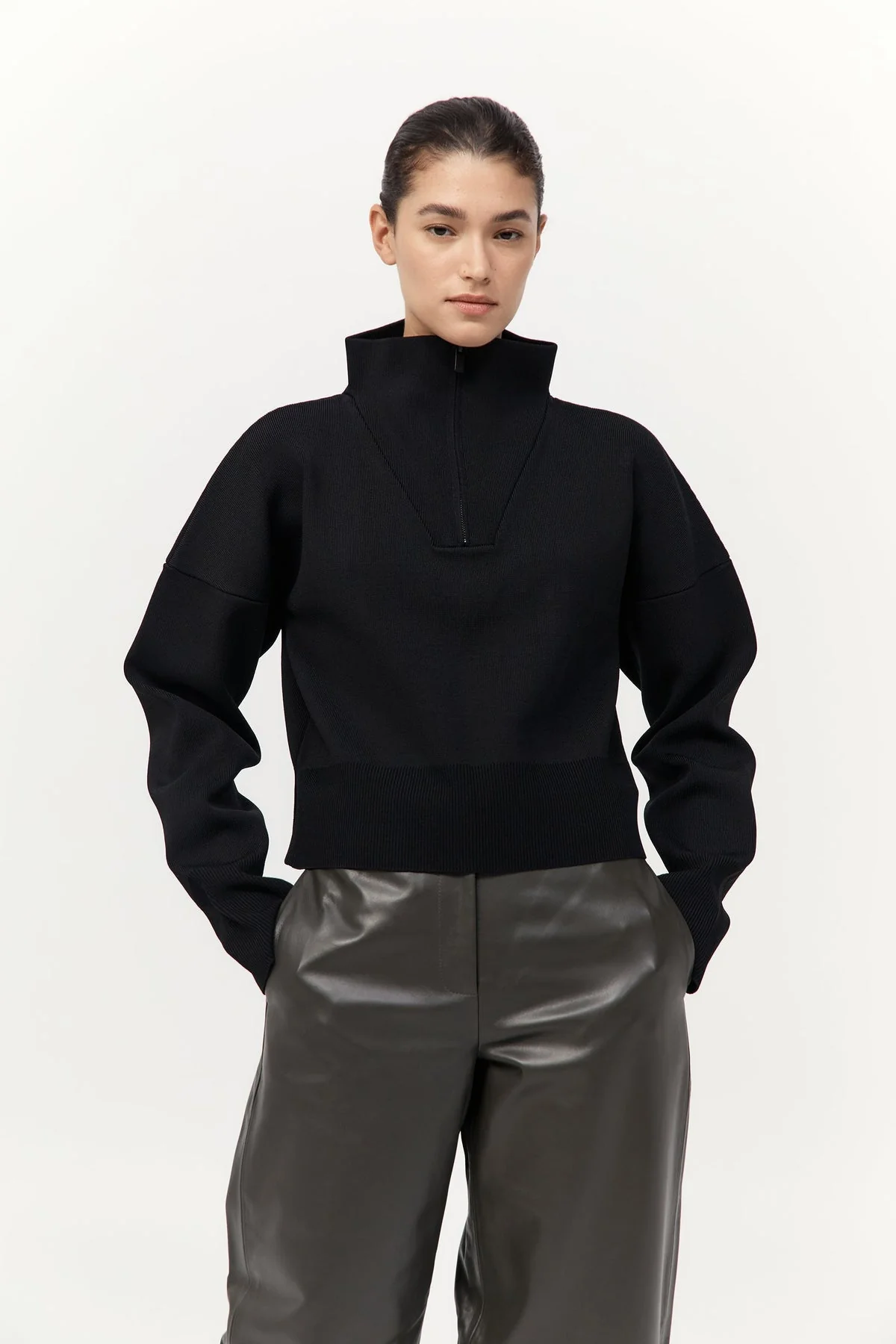 Milano Knit Zip Jumper - Image 3