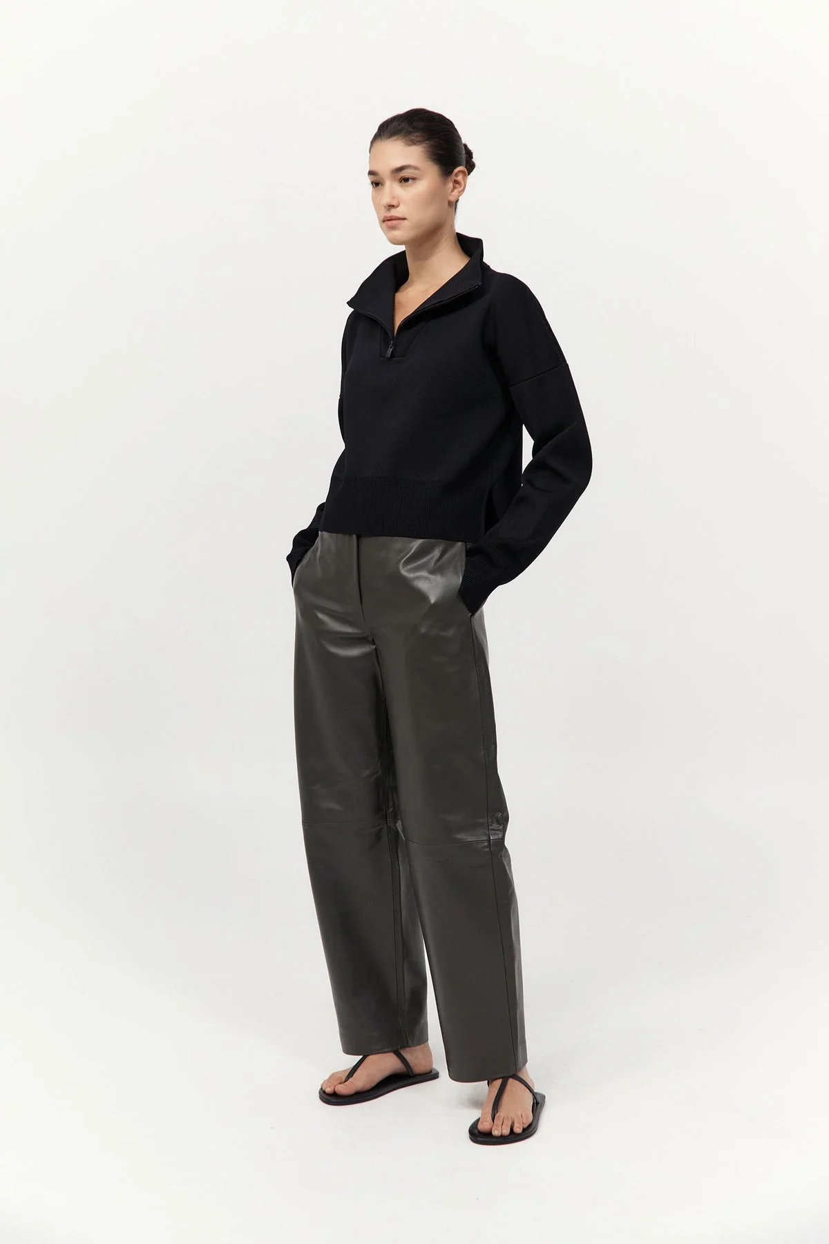 Milano Knit Zip Jumper - Image 4