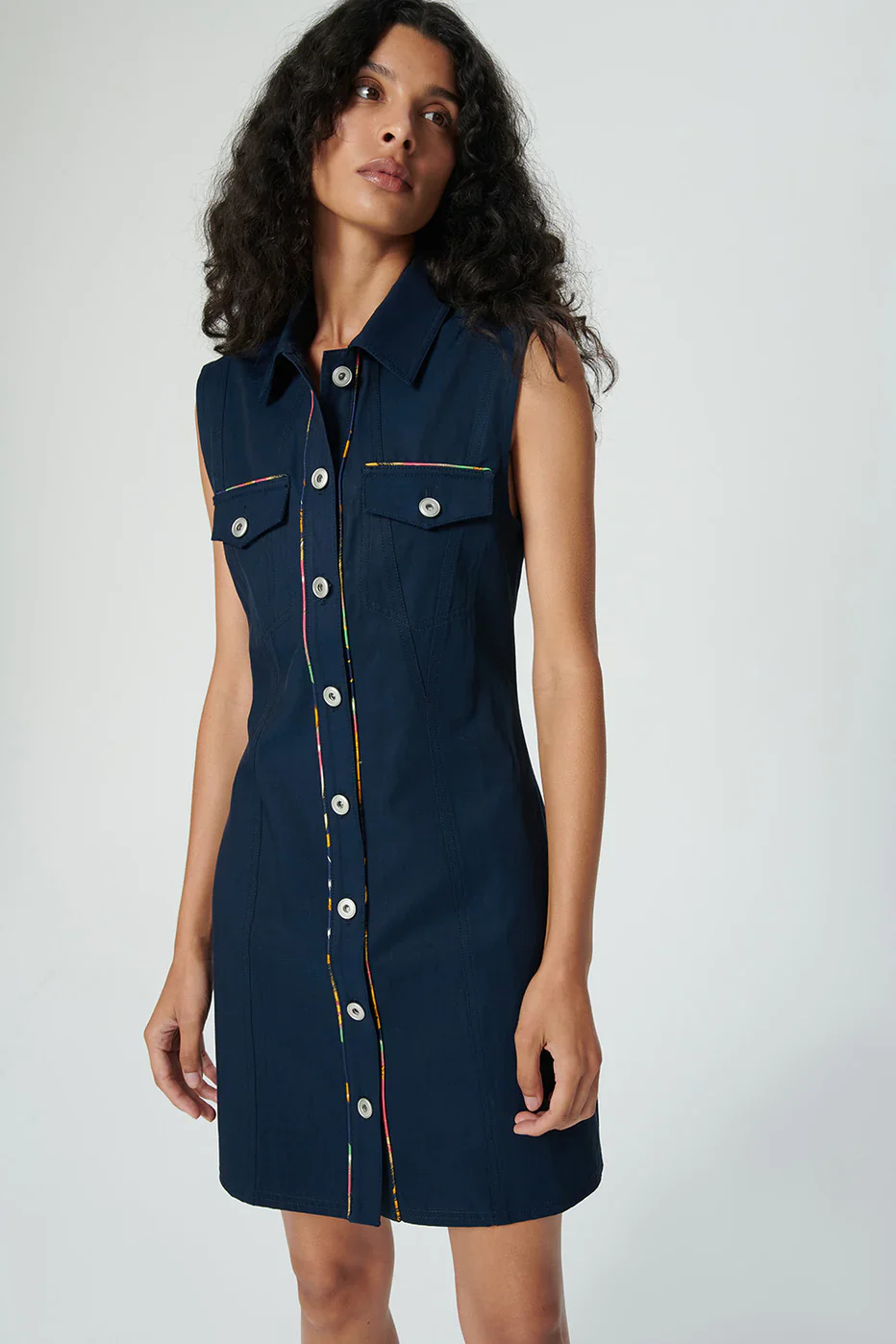 Mint Mini Dress Pachamama Deep Blue (Final Sale) - Image 2