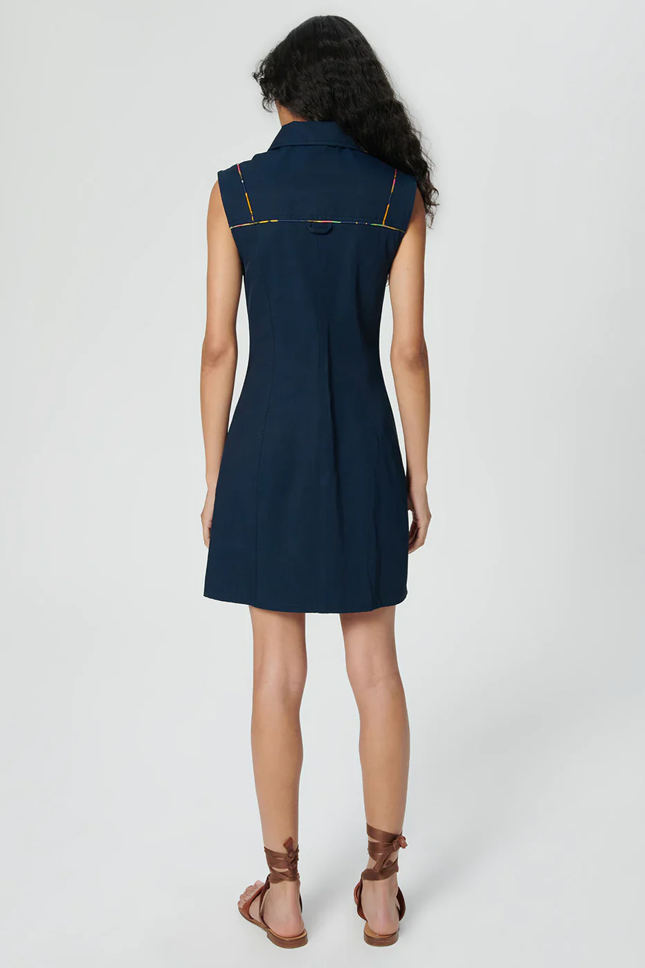 Mint Mini Dress Pachamama Deep Blue (Final Sale) - Image 3