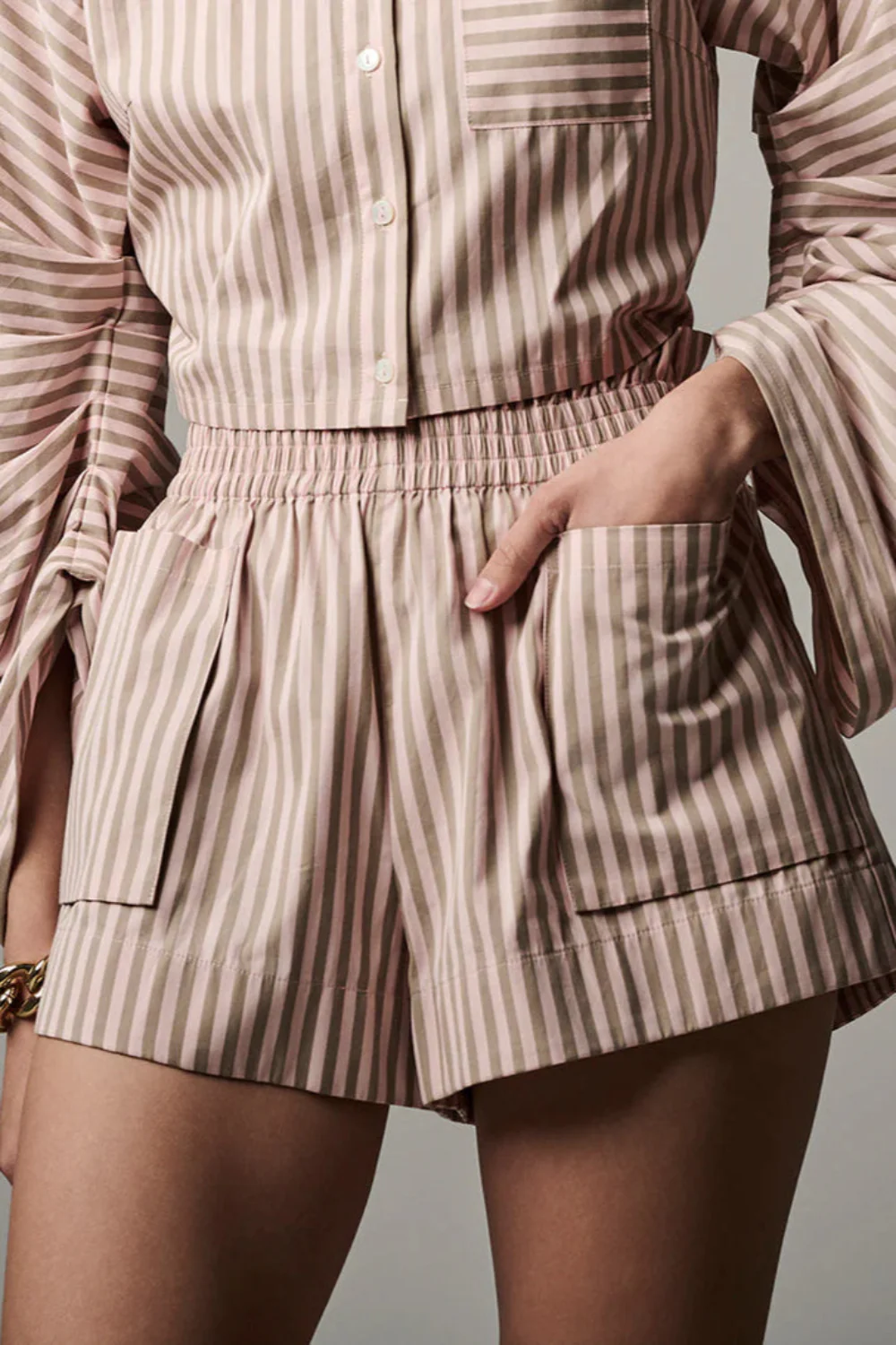 Mira Short Blush Stripe (Final Sale) - Image 2