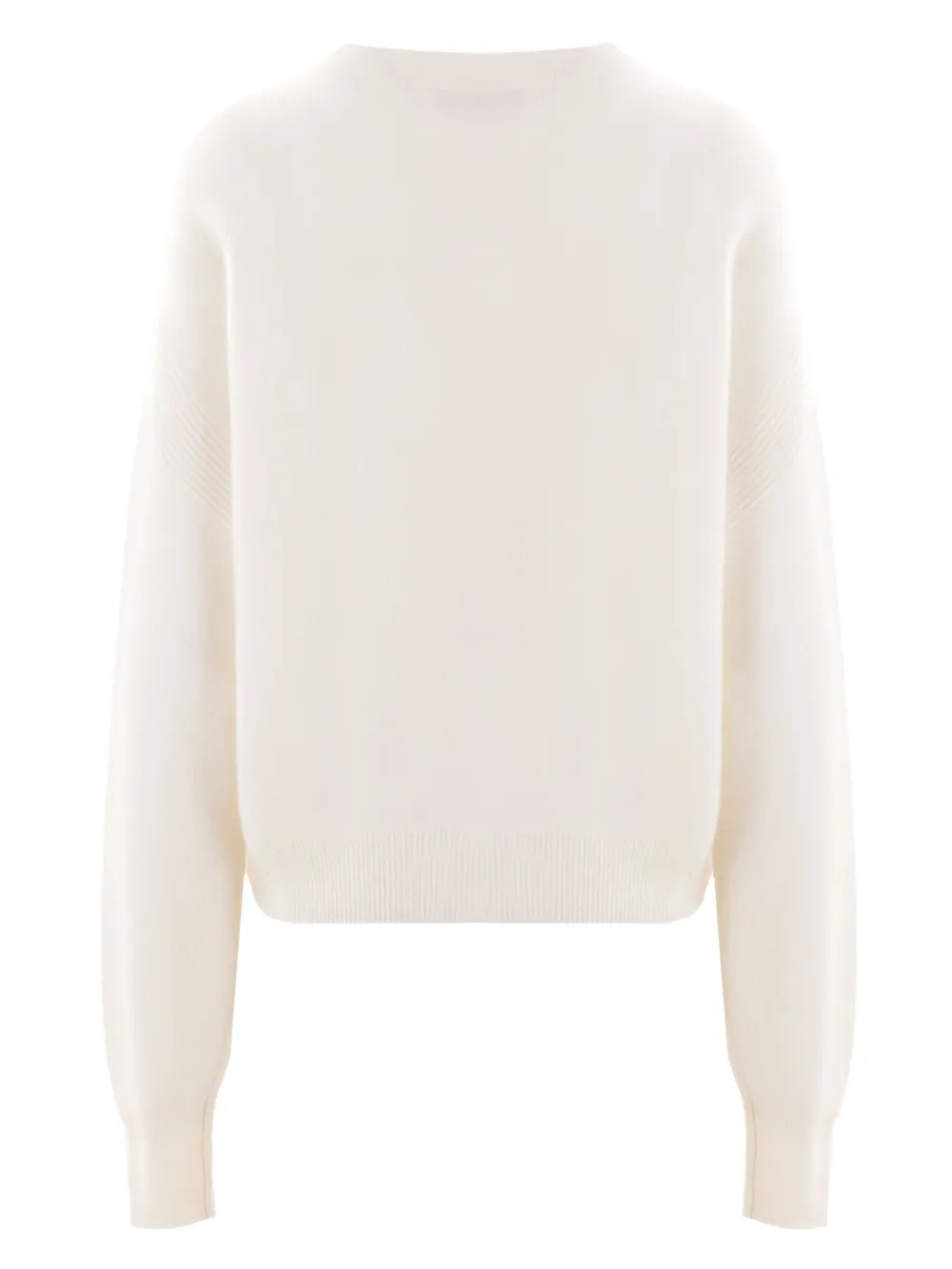 Modena Round Neck Sweater White - Image 2