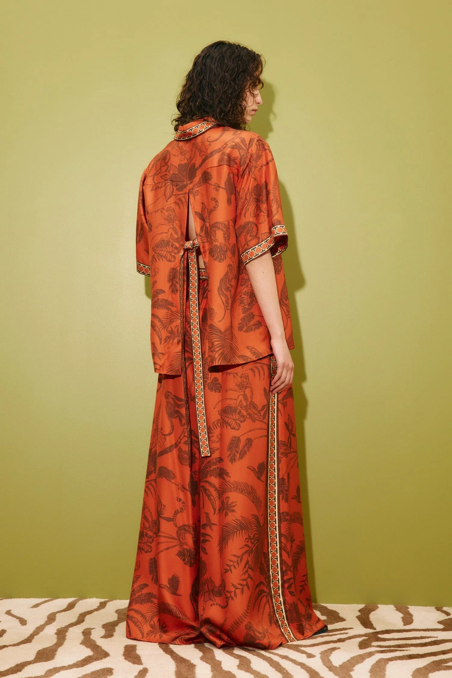 Monkey Dance Silk Shirt - Image 4