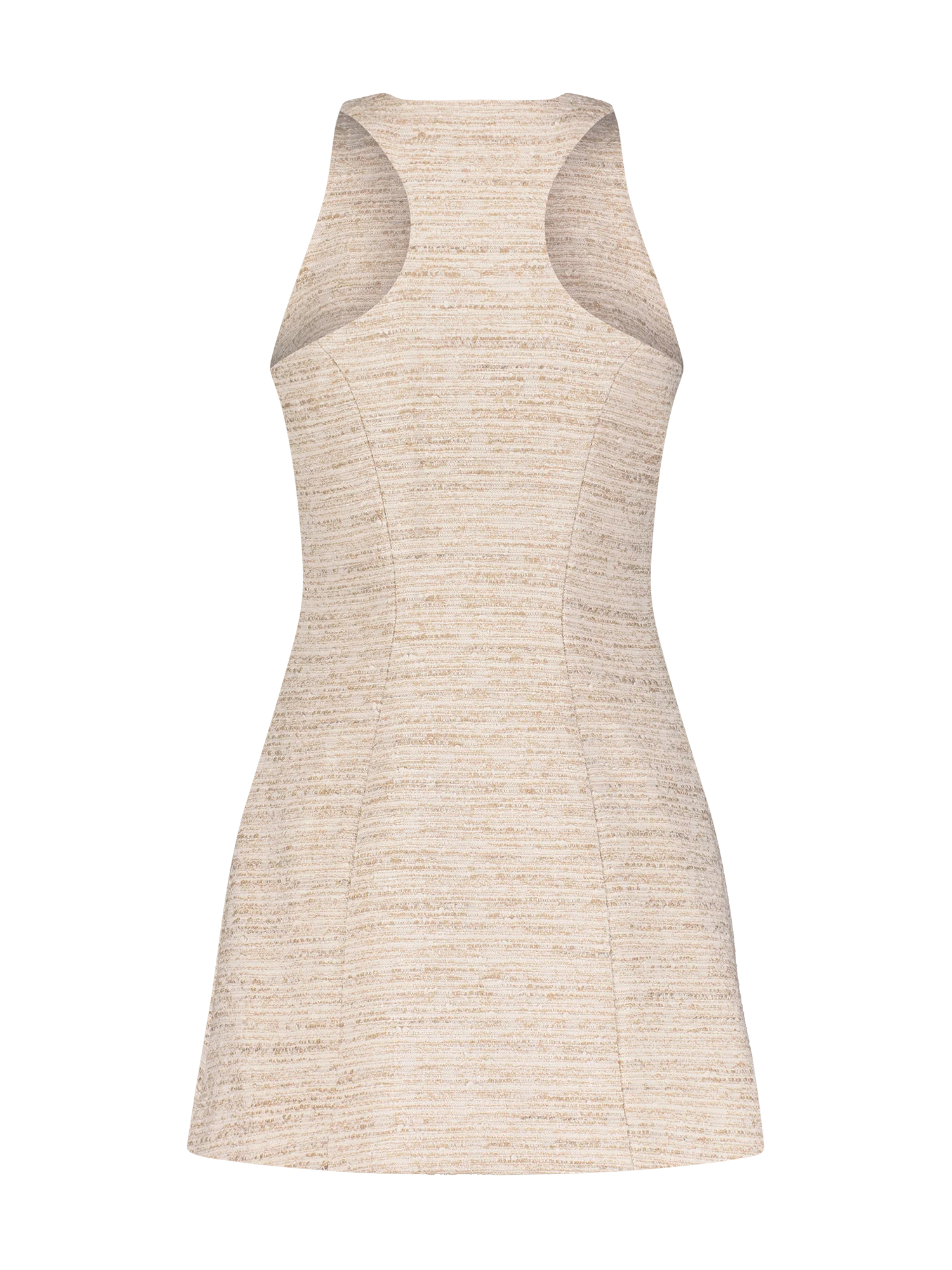 Natural Tweed Vest Mini Dress (Final Sale) - Image 3