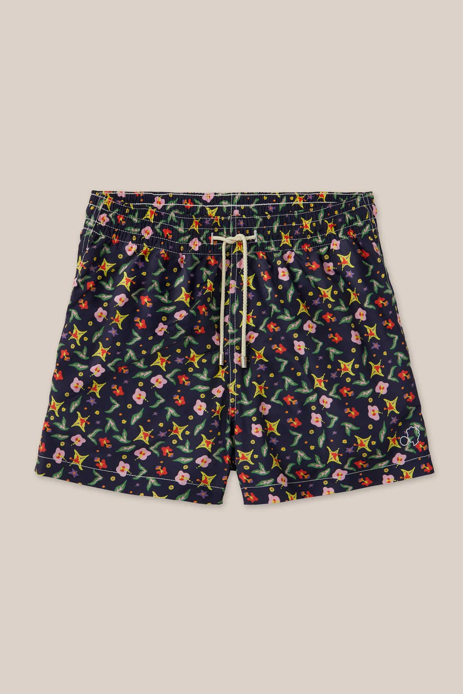 Navy Gardens Classic Swim Trunk (Final Sale) - Image 2
