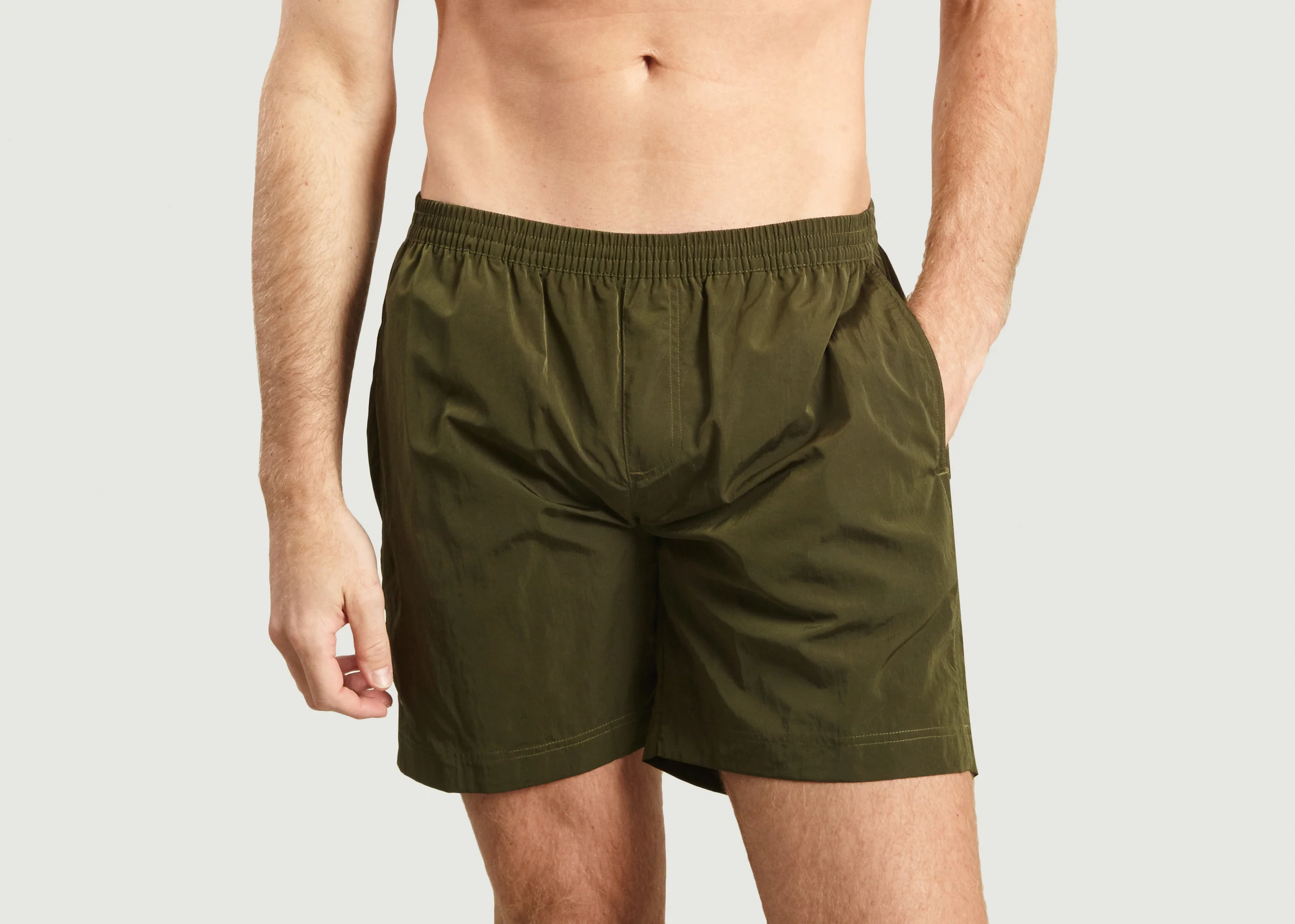 Neat Steve Classic Swim Shorts Military Khaki - Image 2