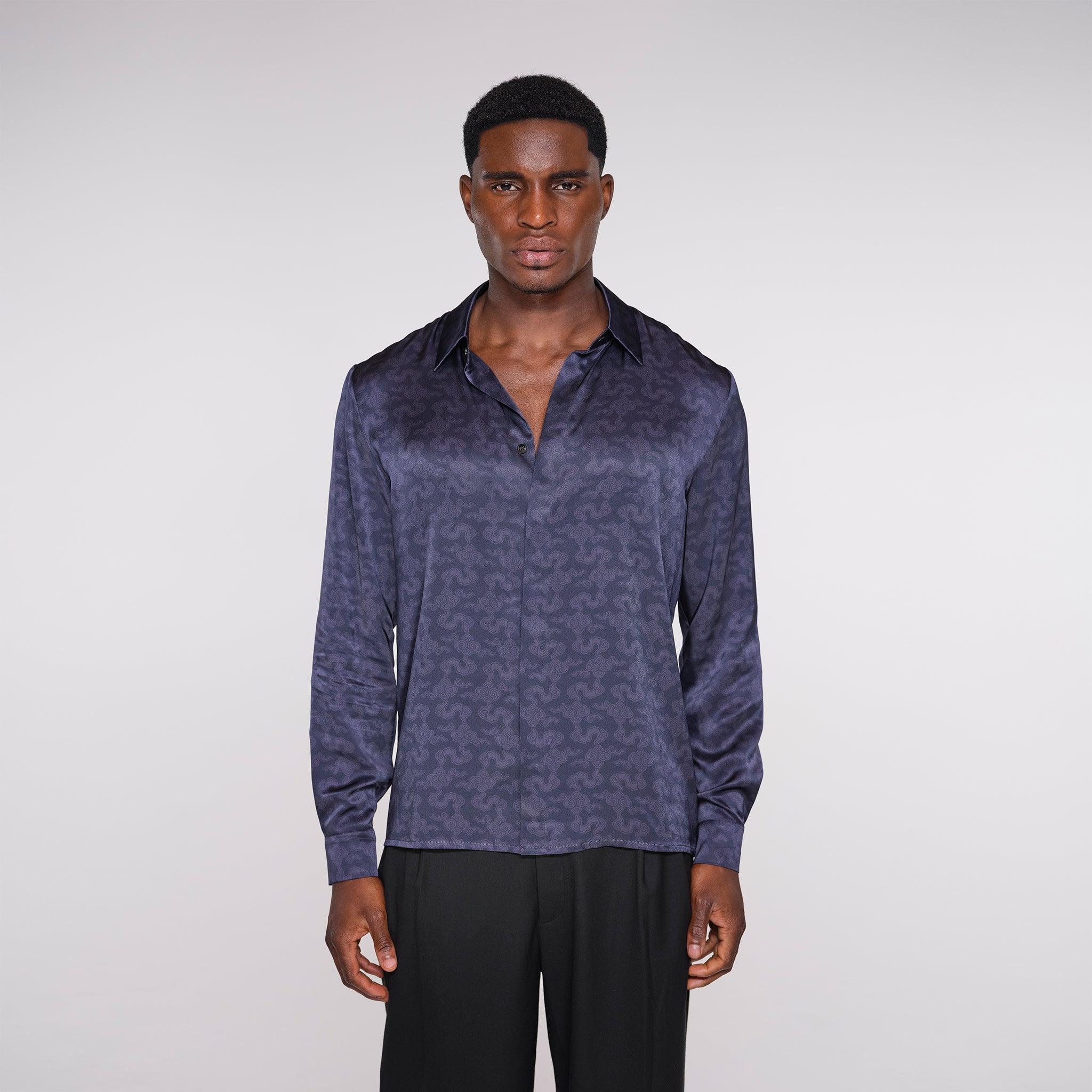 Ning Core Cloud Long Sleeve Shirt Inkling - Image 3