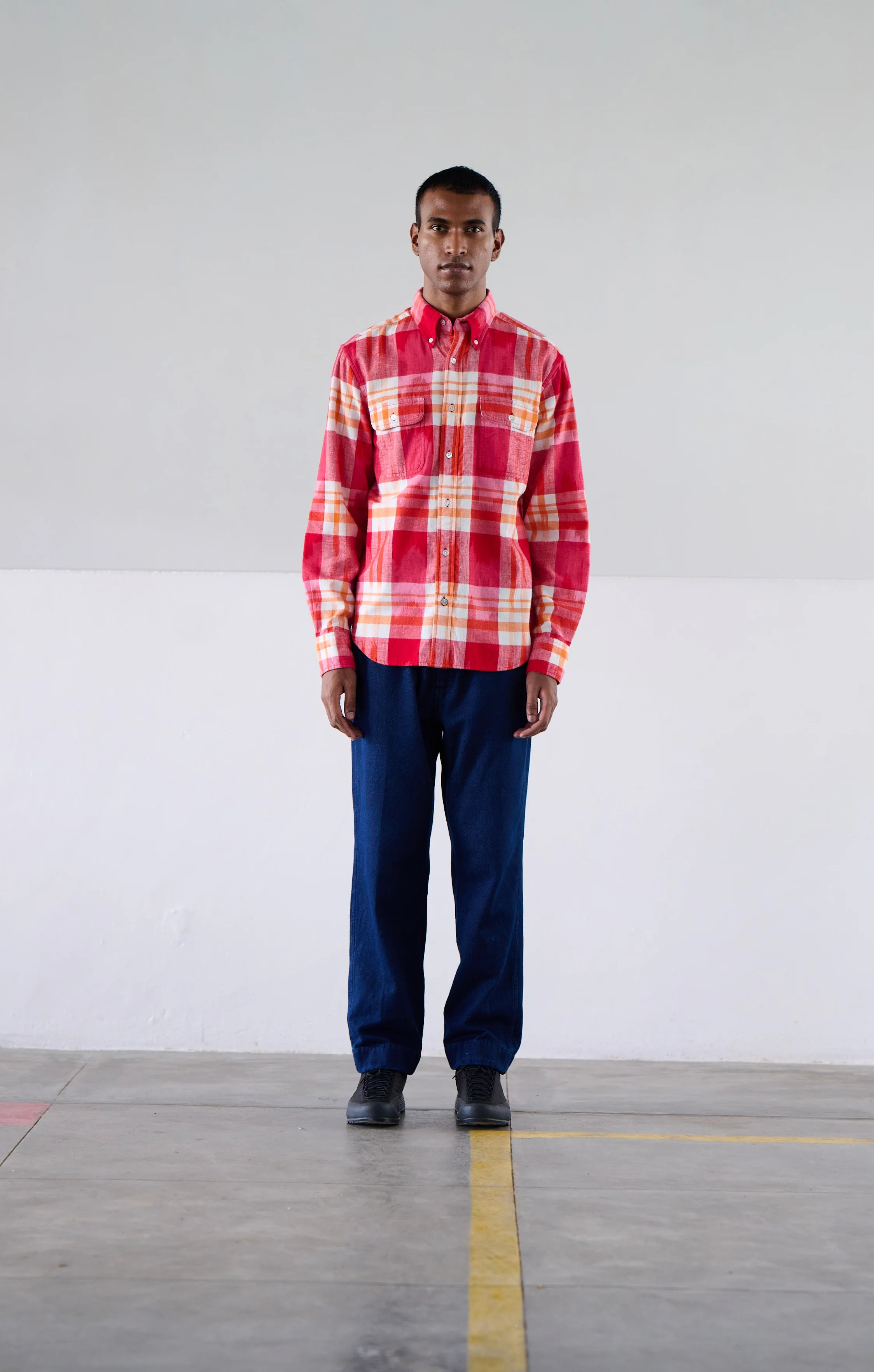 No128 Twin Flap Pocket Button Down Collar Shirt (Final Sale) - Image 2
