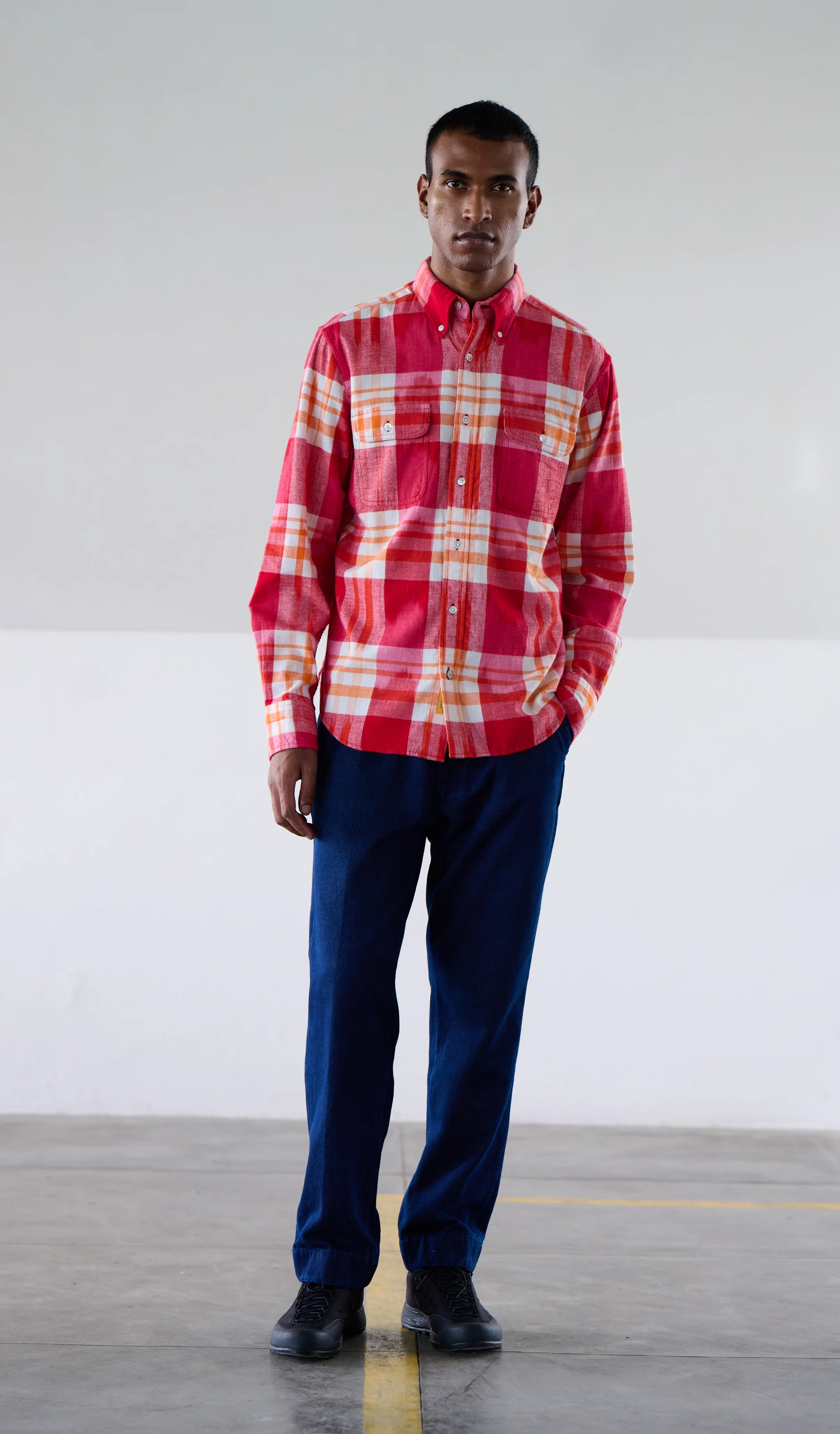 No128 Twin Flap Pocket Button Down Collar Shirt (Final Sale) - Image 8