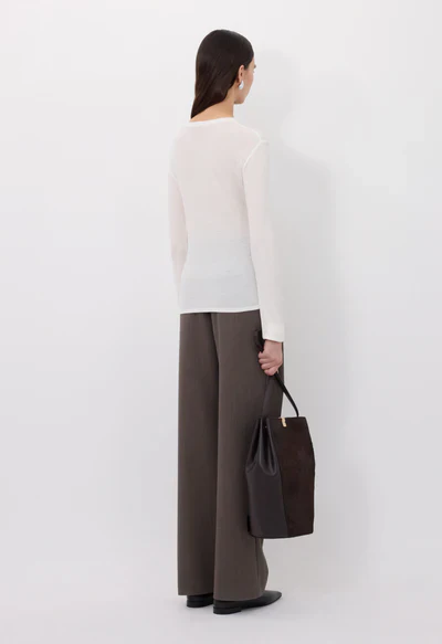 Ortigia LDS LS Tee Ivory - Image 3