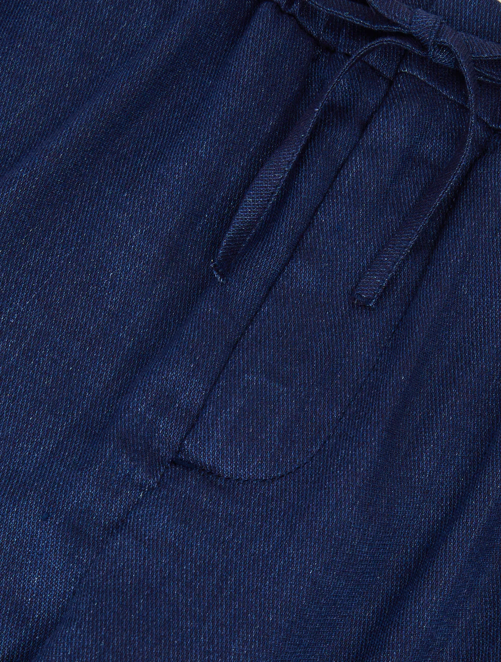 Oscar Linen Chinos Navy - Image 5