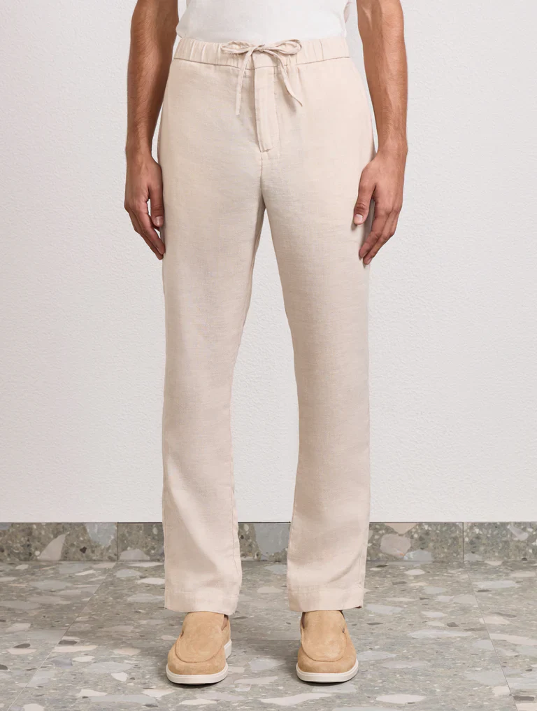 Oscar Linen Chinos Sand - Image 2