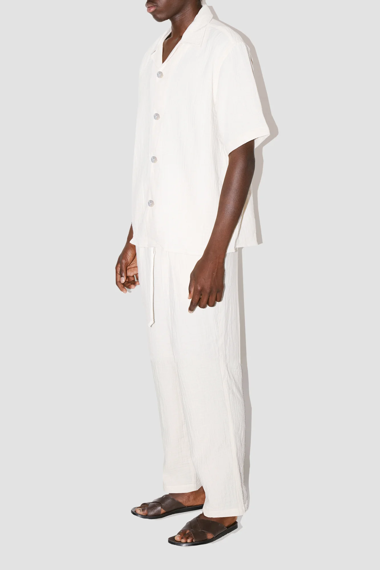 Pablo Resort Shirt Angel Weave Ivory - Image 2