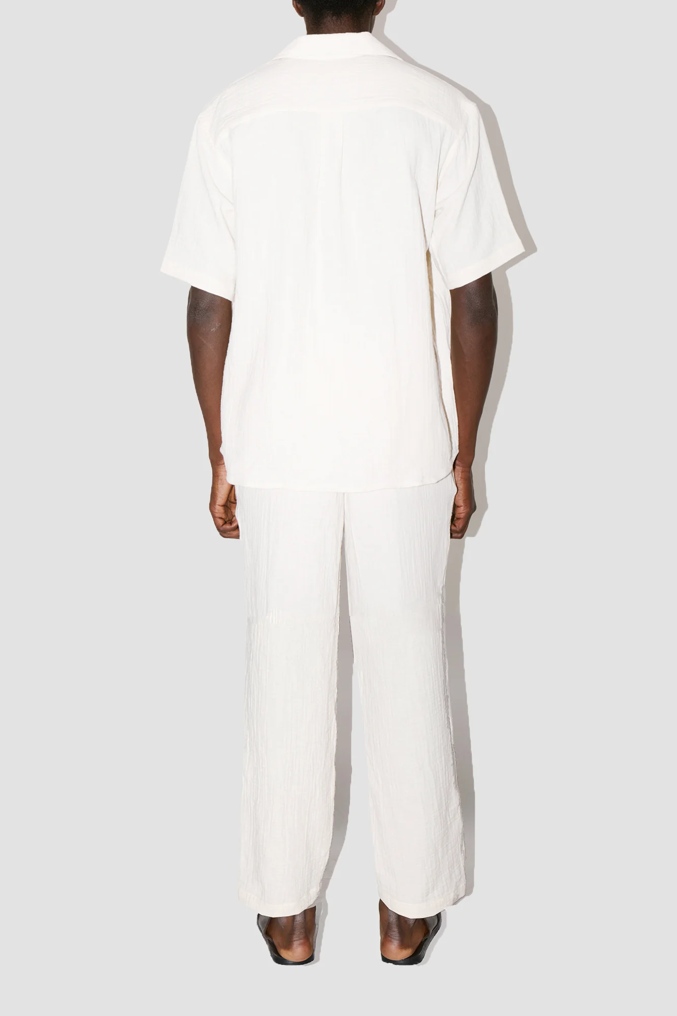 Pablo Resort Shirt Angel Weave Ivory - Image 3