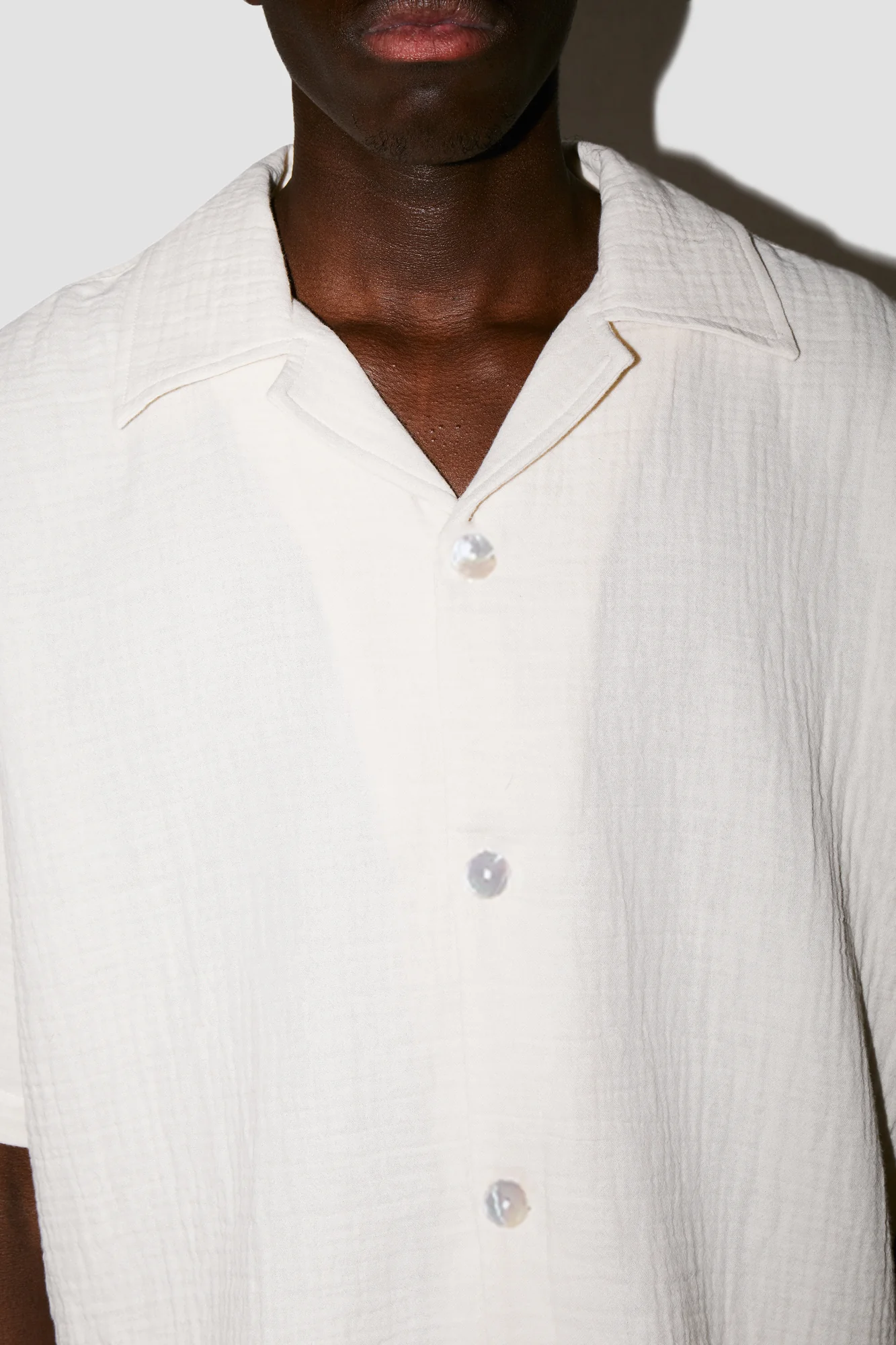 Pablo Resort Shirt Angel Weave Ivory - Image 4