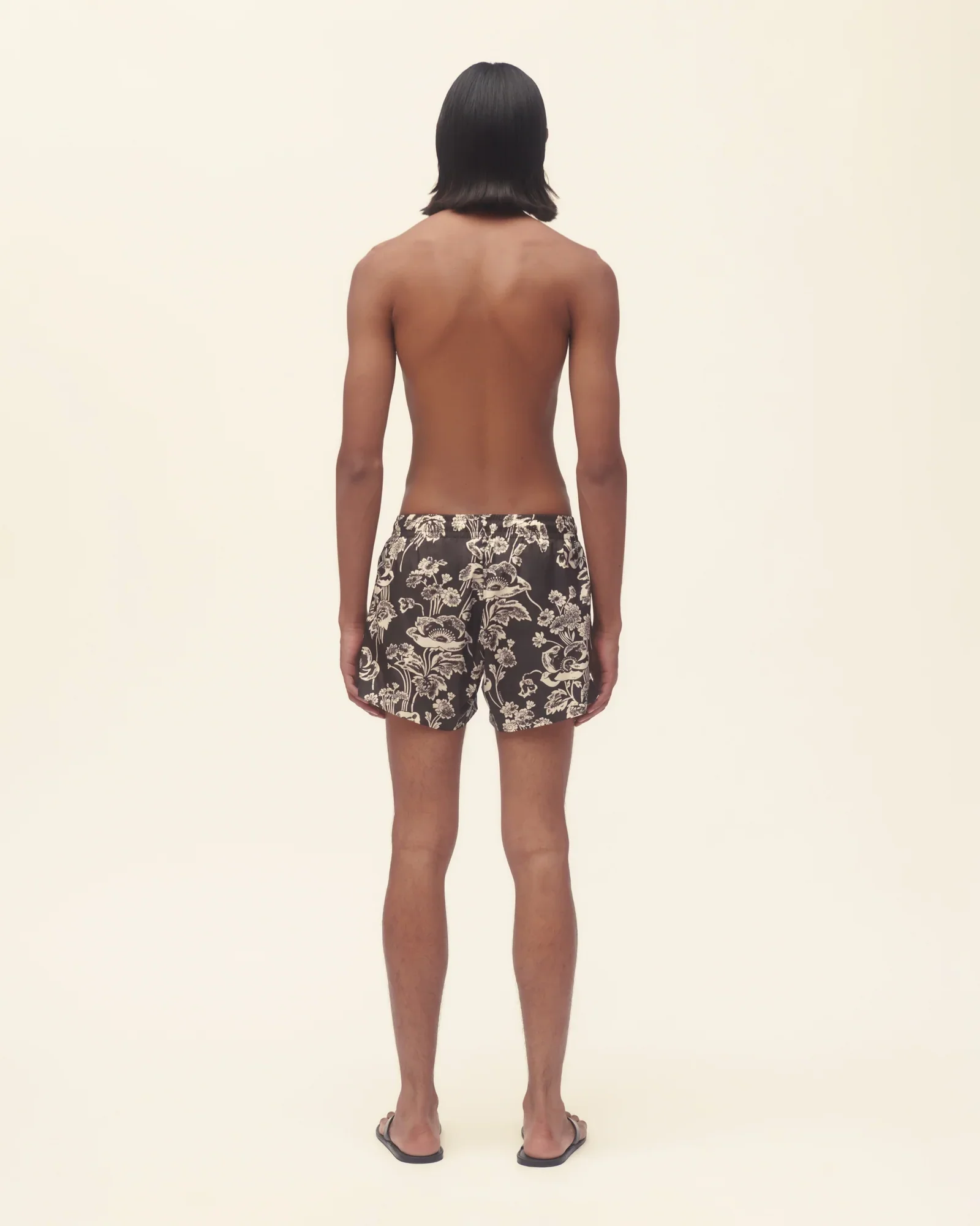 Painted Peonies Short Swim Short - Image 2