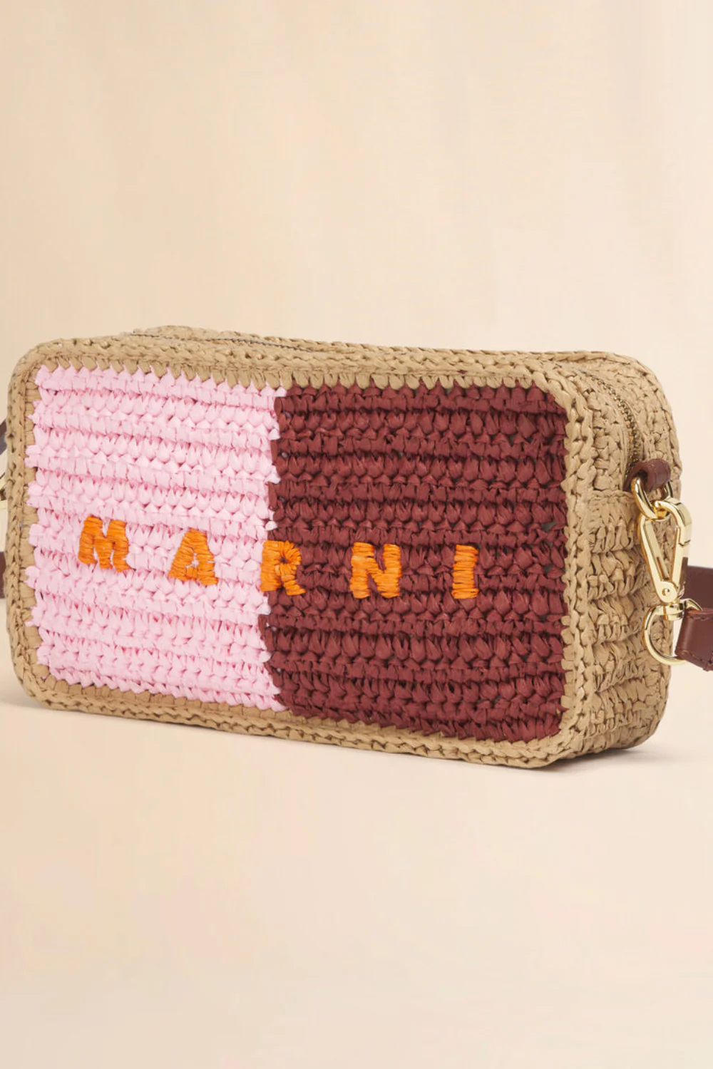 Paper Raffia Seaside Camera Bag - Image 2