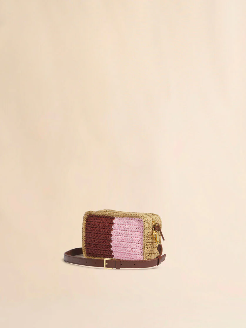 Paper Raffia Seaside Camera Bag - Image 3
