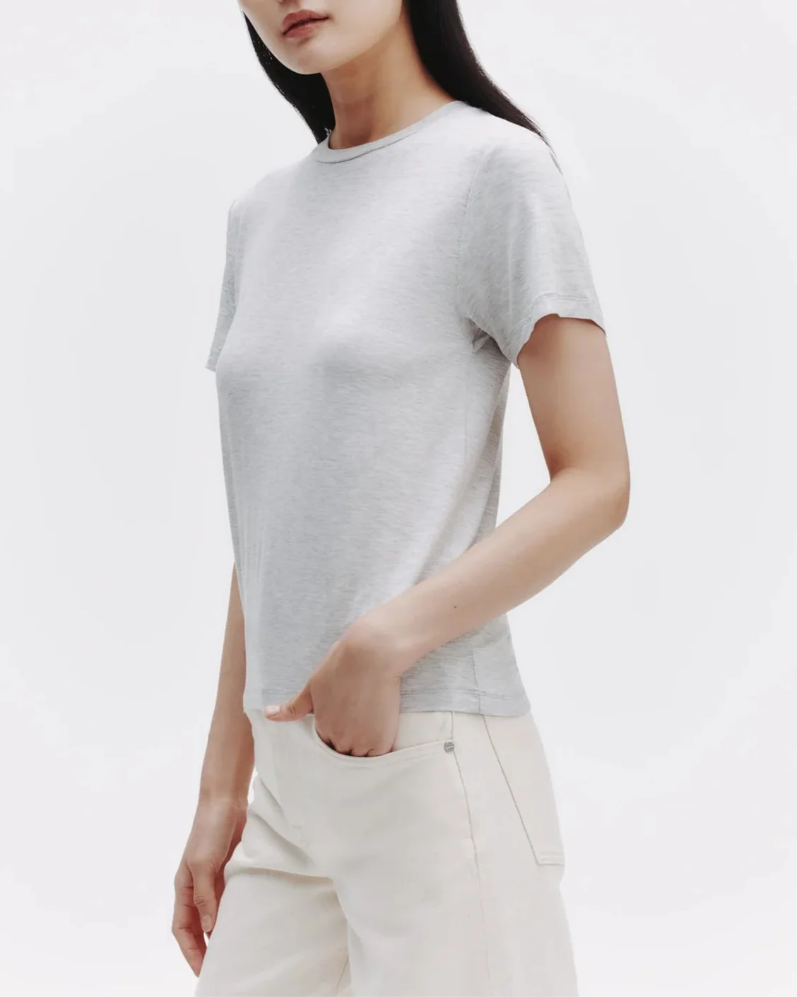 His Tee Light Heather Grey - Image 3