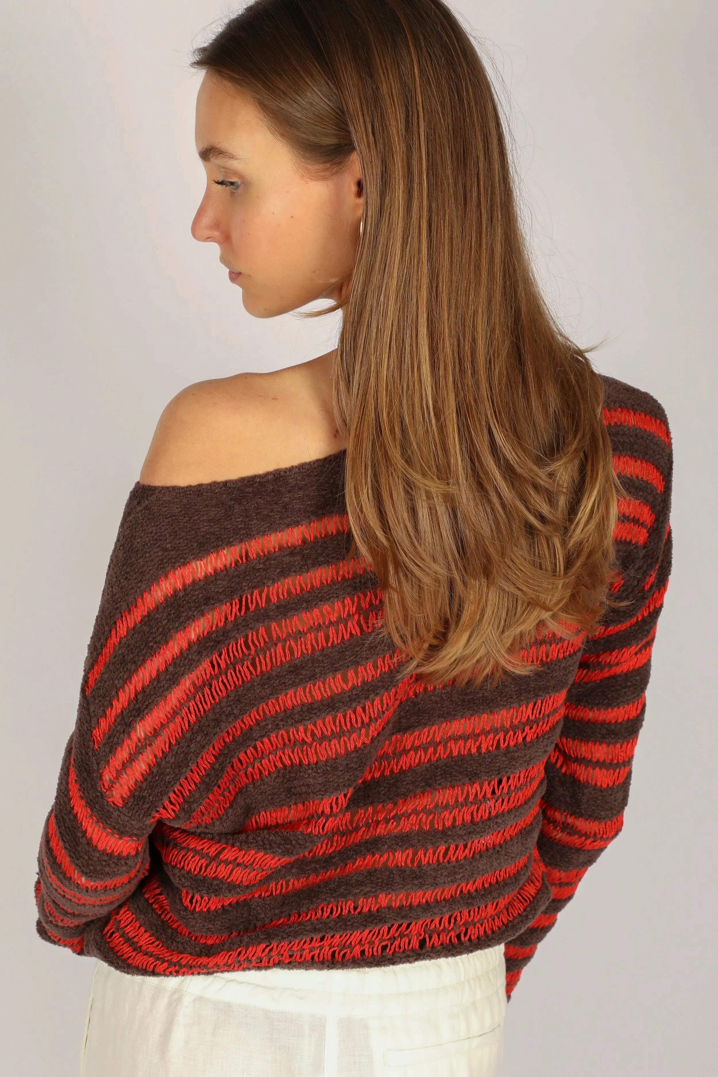 Paxos Sweater Brown-Red - Image 2