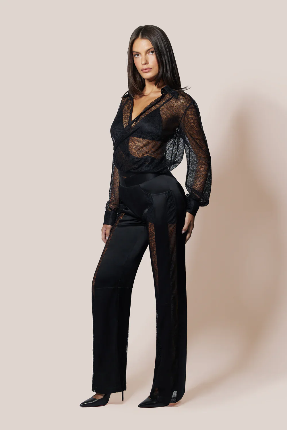 Petite Fleur Crossover Bodysuit - Image 2