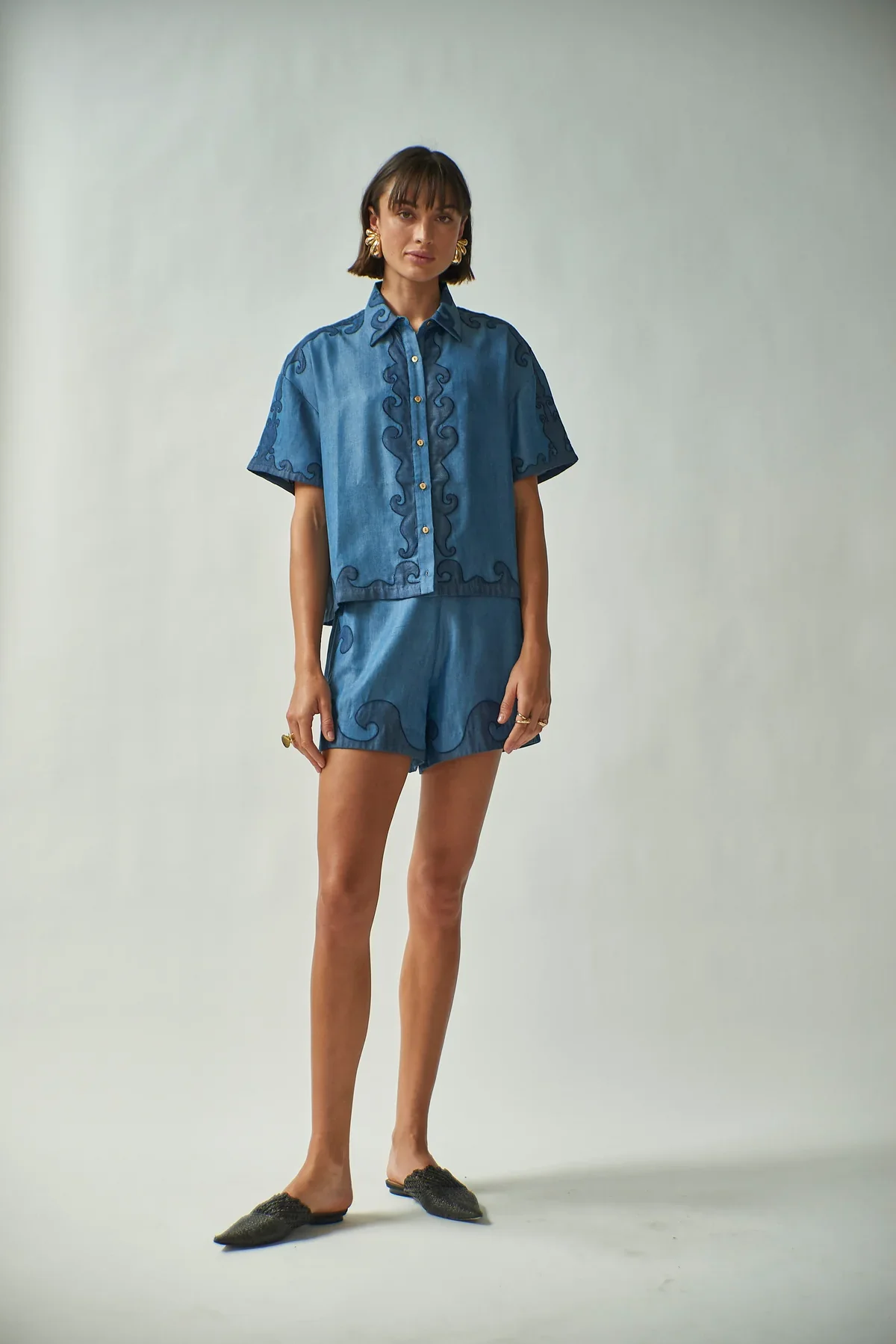 Roma Short Tencel Denim (Final Sale) - Image 4