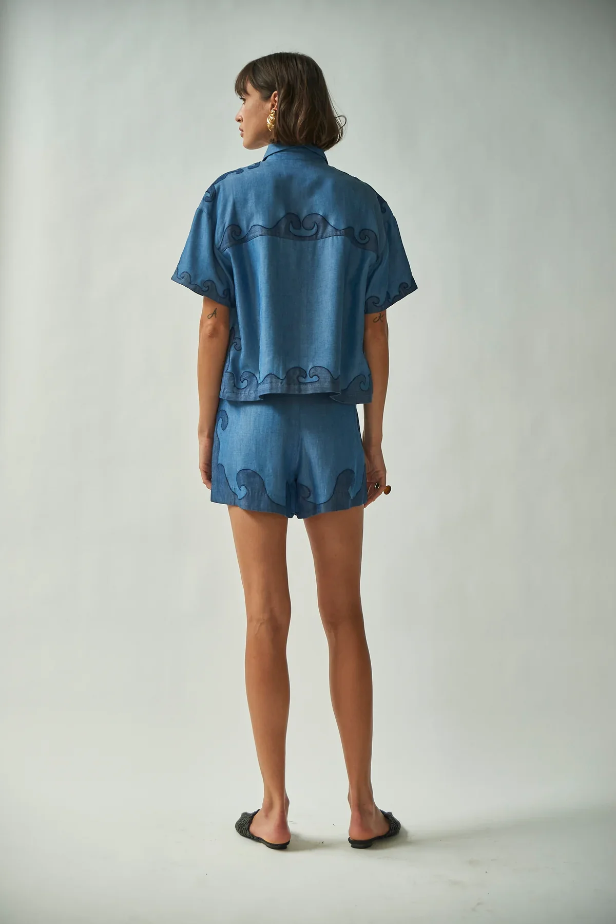 Roma Short Tencel Denim (Final Sale) - Image 5
