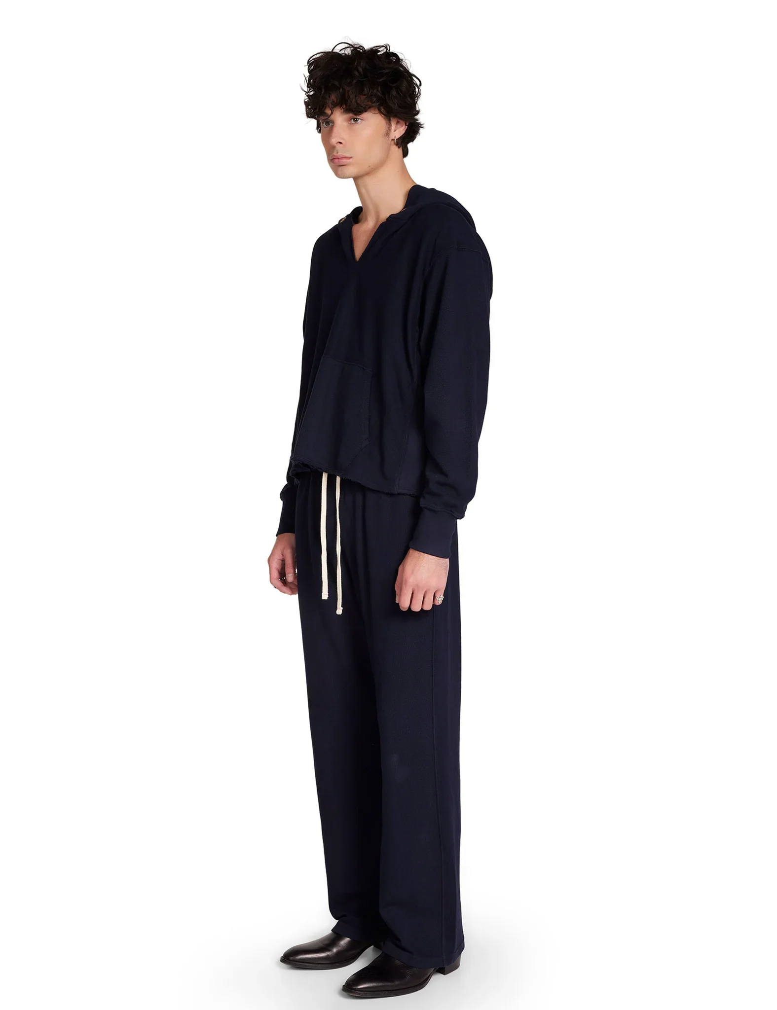 Pique Classic Pant Navy - Image 2