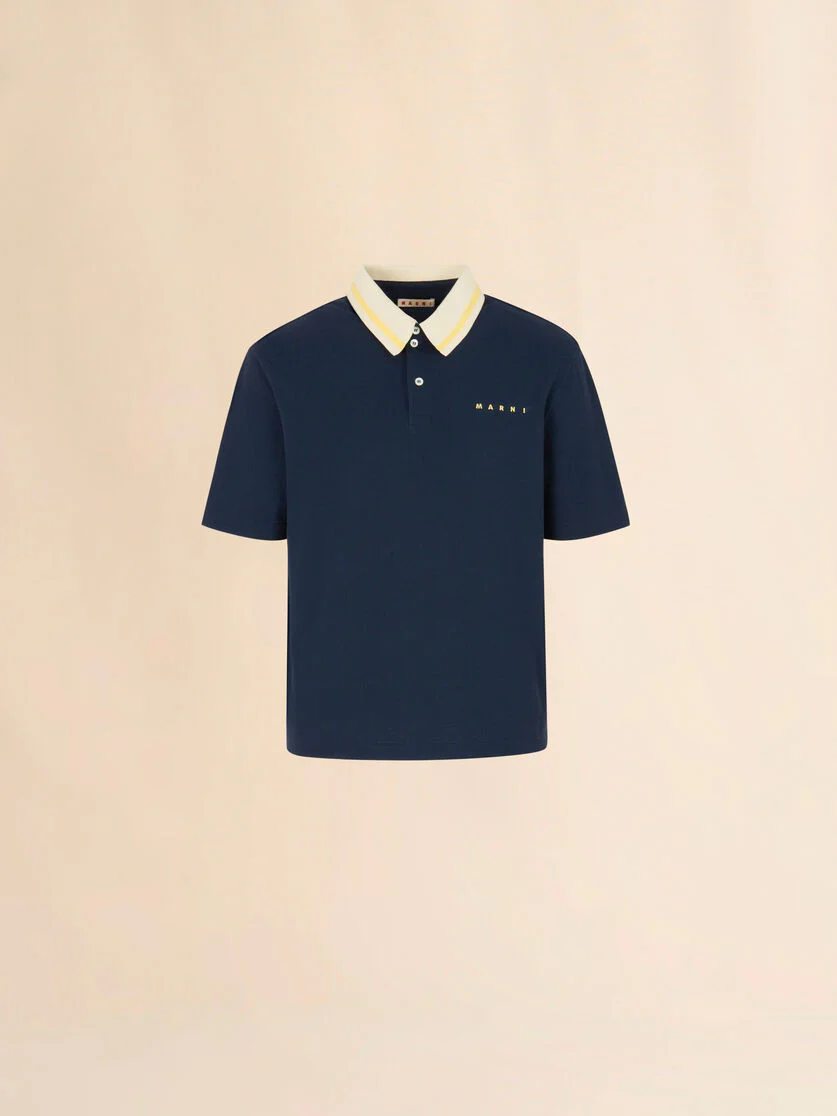 Piqué Polo Striped Collar - Image 4