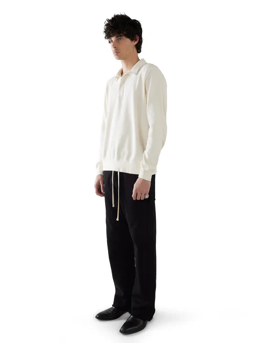 Piqué Tennis Polo White - Image 2