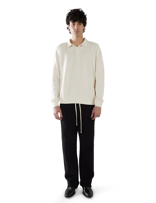 Piqué Tennis Polo White - Image 4