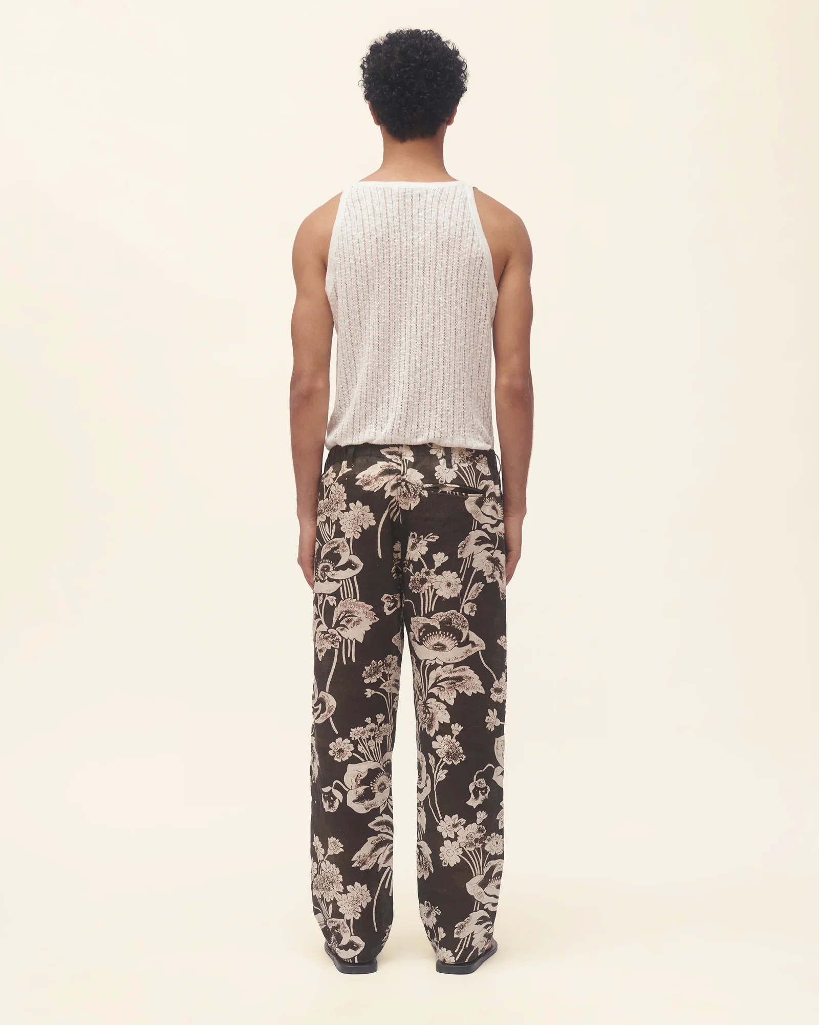 Pointelle knit Tank White - Image 2